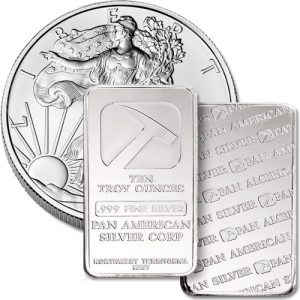  Silver Coins And Silver Bars